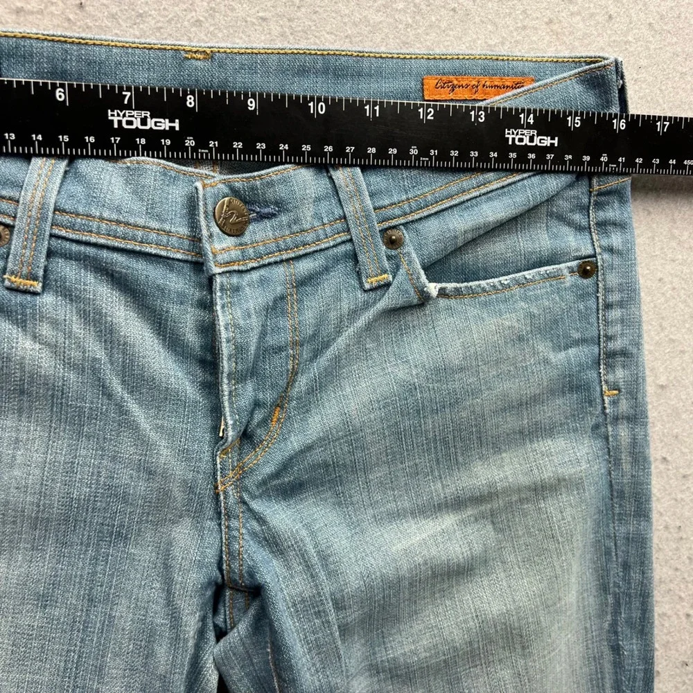 Citizens of Humanity Ingrid 002 Low Waist Flare Jeans Light Wash Size 29 USA